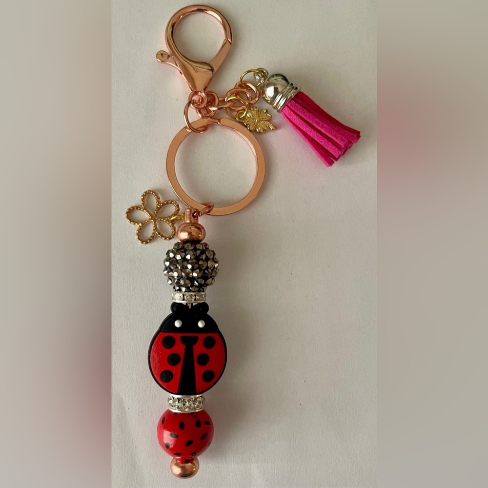 New Kawaii cute Ladybug Keychain/Pendant/for backpack/bag /purse charm